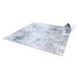 Mata suchościeralna: 50x50 cm siatka kwadratowa - Śnieg