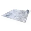 Mata suchościeralna: 50x50 cm siatka heksagonalna - Śnieg