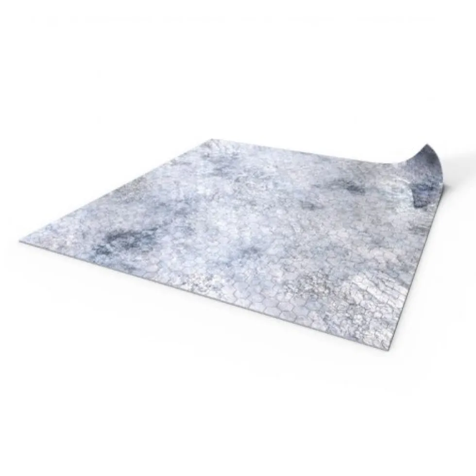 Mata suchościeralna: 80x80 cm siatka heksagonalna - Śnieg