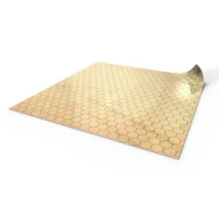 Mata suchościeralna: 80x80 cm siatka heksagonalna - Gładki Papirus