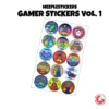 Meeple Stickers: zestaw Gamer Stickers Vol. 1