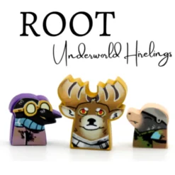 Meeple Stickers: zestaw naklejek do Root: Paczka Zaciężnych Podziemia