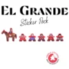 Meeple Stickers: zestaw naklejek od El Grande