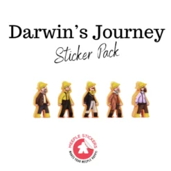 Meeple Stickers: zestaw naklejek od Wyprawa Darwina