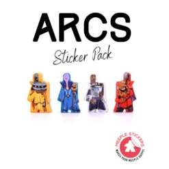 Meeple Stickers: zestaw naklejek do Arcs