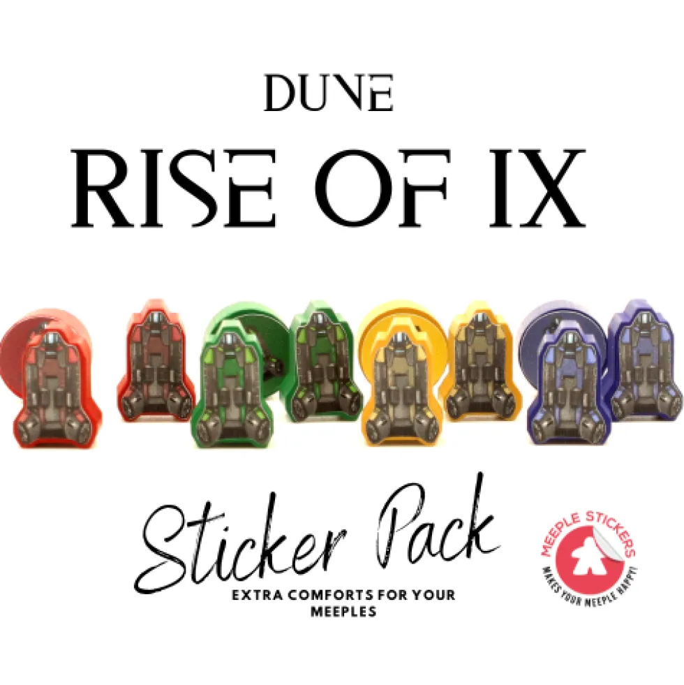 Meeple Stickers: zestaw naklejek do Diuna Imperium - Potęga Ix