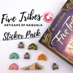 Meeple Stickers: zestaw naklejek do Great Western Trail: Nowa Zelandia