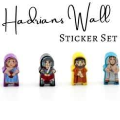 Meeple Stickers: zestaw naklejek do Wyspa Kotów