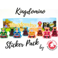 Meeple Stickers: zestaw naklejek do Kingdomino
