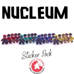 Meeple Stickers: zestaw naklejek do Nucleum