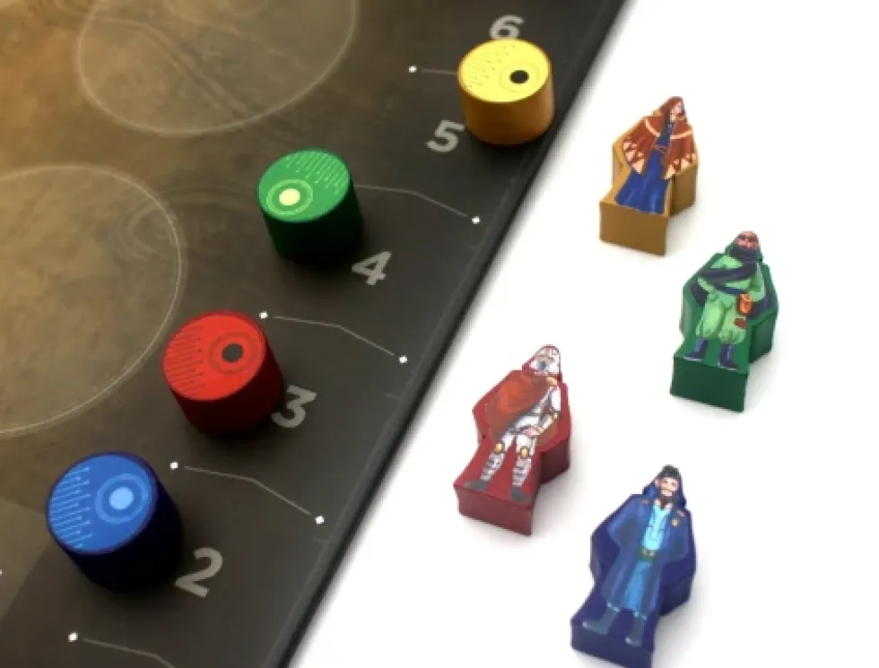 Meeple Stickers: zestaw naklejek do Diuna Imperium