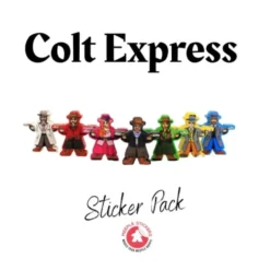 Meeple Stickers: zestaw naklejek do Colt Express