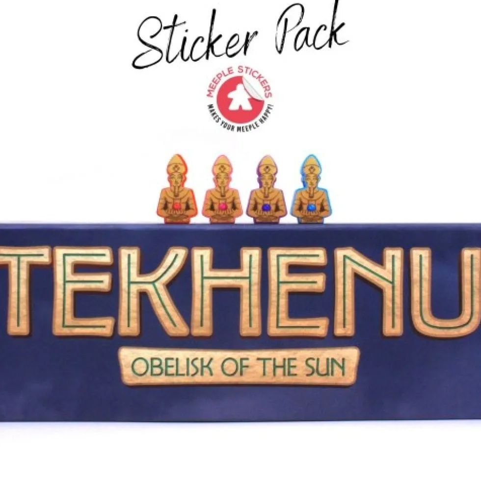 Meeple Stickers: zestaw naklejek do Carnegie