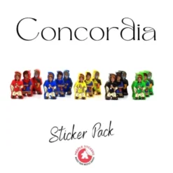 Meeple Stickers: zestaw naklejek do Concordia