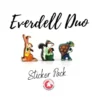 Meeple Stickers: zestaw naklejek do Everdell Duo