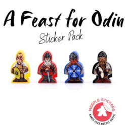 Meeple Stickers: zestaw naklejek do Uczta dla Odyna