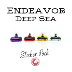 Meeple Stickers: zestaw naklejek do Endeavor: Deep Sea