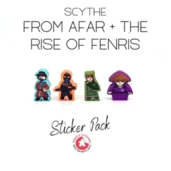 Meeple Stickers: zestaw naklejek do dodatków Scythe