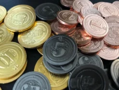 Metal Coin: Board Game Upgrade Set - Industrial (50 sztuk)