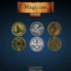 Metalowe monety - Magician (zestaw 24 monet)