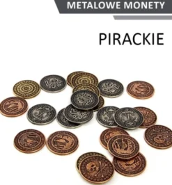 Metalowe monety - Pirackie (zestaw 24 monet)