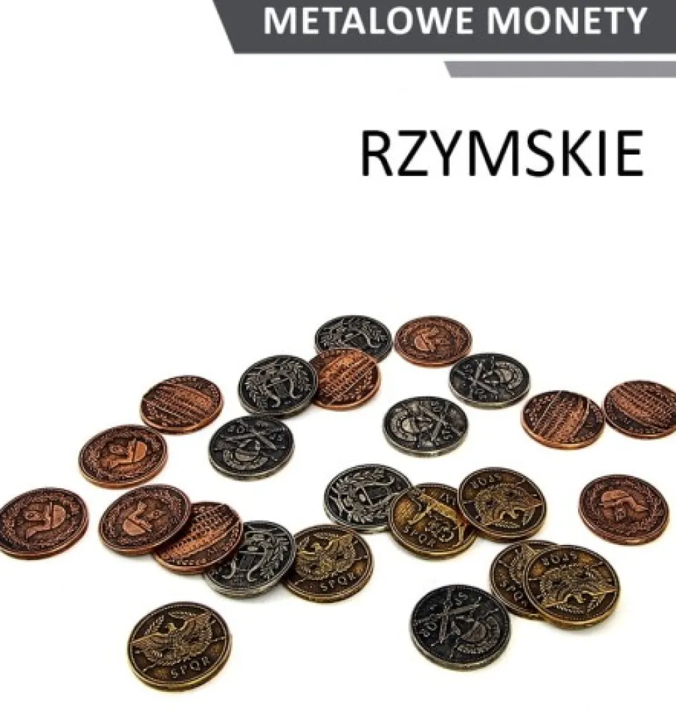 Metalowe monety - Rzymskie (zestaw 20 monet)