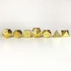 Mini Metal RPG Dice Set - Gold