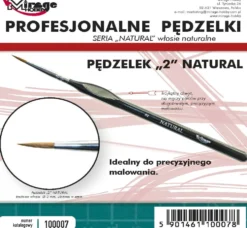 Mirage Hobby: Pędzel Natural "2" (włosie naturalne)