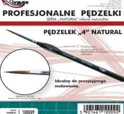 Mirage Hobby: Pędzel Natural "4" (włosie naturalne)