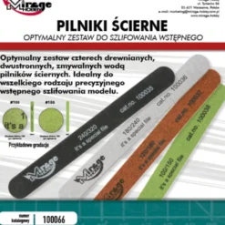Mirrage Hobby: Zestaw pilników (100-320G)