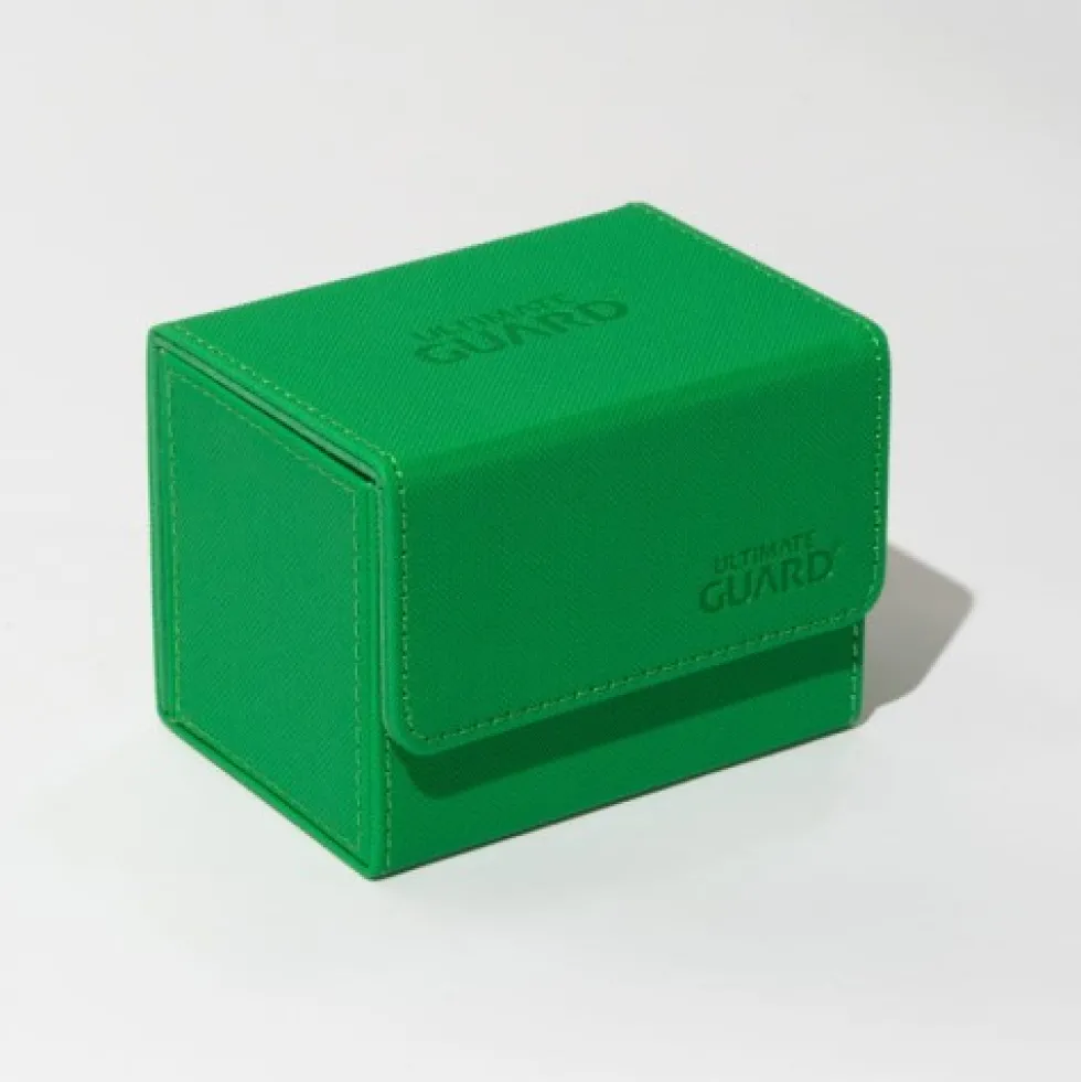 Organizer na karty Ultimate Guard SideWinder 80+ Standard Size XenoSkin Monocolor (zielony)