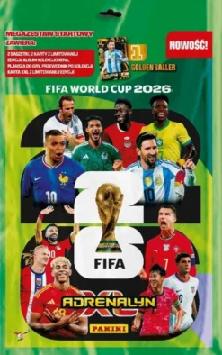 Panini: FIFA World Cup 2026 - Adrenalyn XL - Mega zestaw startowy
