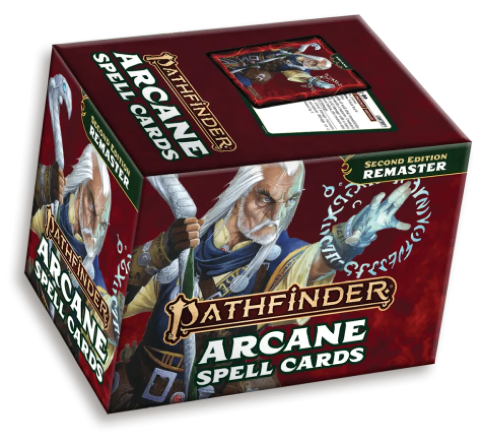 Pathfinder RPG: Arcane Spell Cards (Remastered)