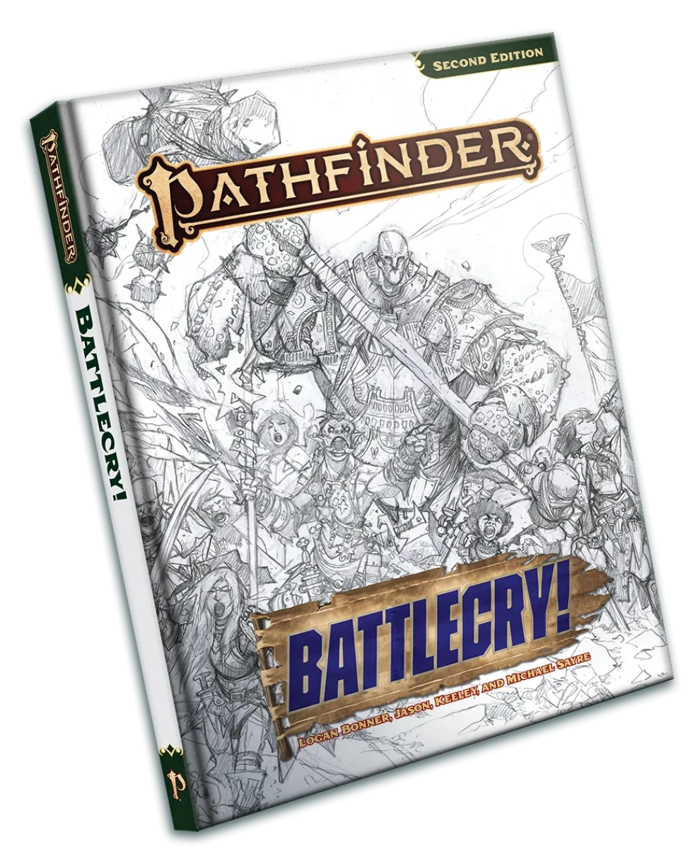 Pathfinder RPG: Battlecry! Sketch Cover