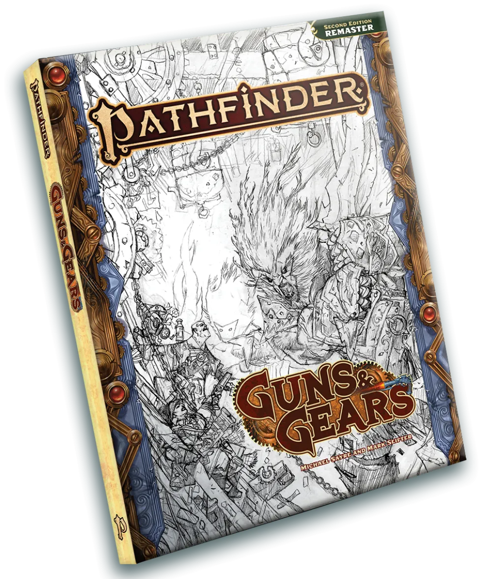 Pathfinder RPG: Guns & Gears (Remastered) Sketch Cover