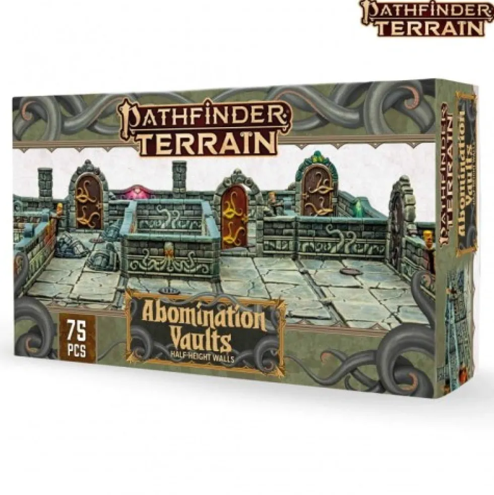 Pathfinder Terrain: Abomination Vaults Half-Height walls