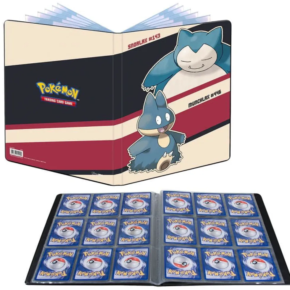 Pokémon TCG: Album Ultra Pro 9-Pocket - Snorlax & Munchlax