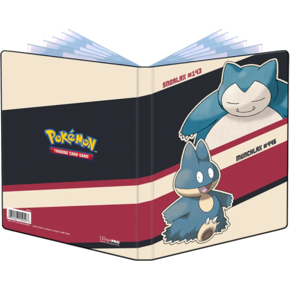 Pokémon TCG: Album Ultra Pro 4-Pocket - Snorlax & Munchlax