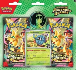 Pokémon TCG: Mega Evolution - Ascended Heroes - Trainer's 2-pack Blister - Erika's Tangela