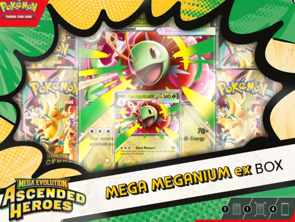 Pokémon TCG: Mega Evolution - Ascended Heroes - Meganium ex