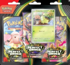 Pokémon TCG: Mega Evolution - Perfect Order - 3-Pack Blister - Chikorita