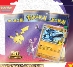 Pokémon TCG: 30th Celebration - Tech Sticker Collection - Lucario