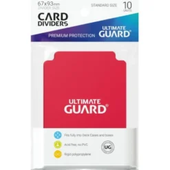 Przekładki do kart (Card Dividers) Standard Size - red (czerwone)