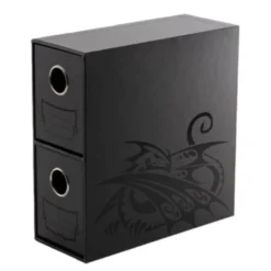 Pudełko Dragon Shield Fortress 2-Card Drawers Vertical - Czarne