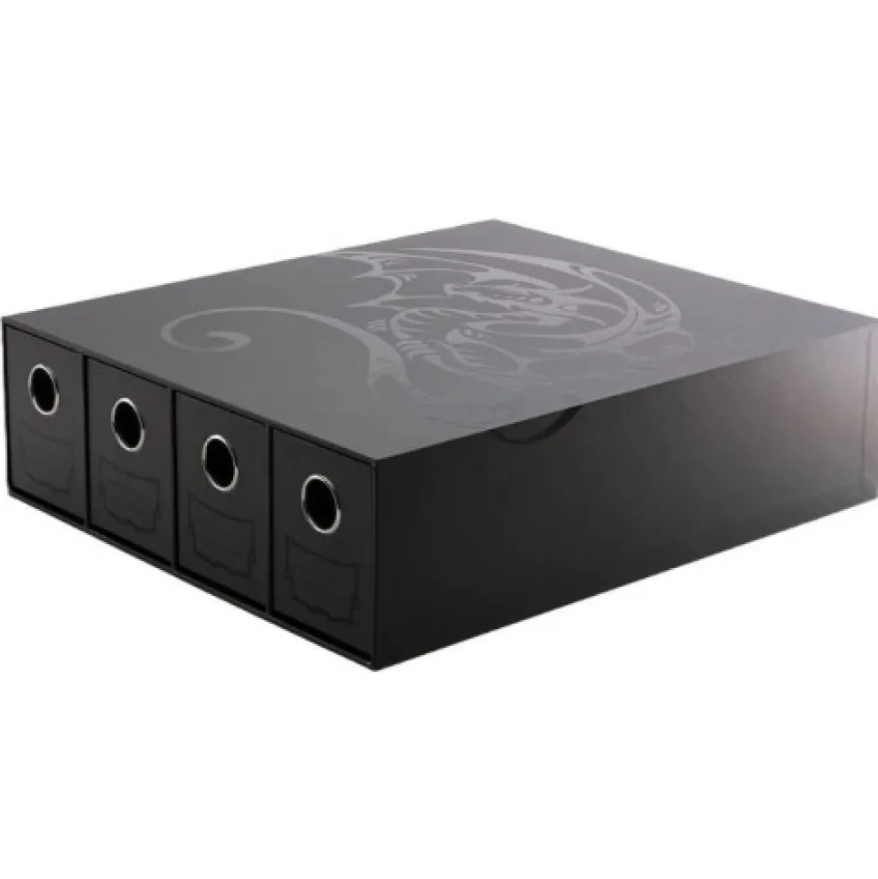 Pudełko Dragon Shield Fortress 4-Card Drawers Horizontal - Czarne
