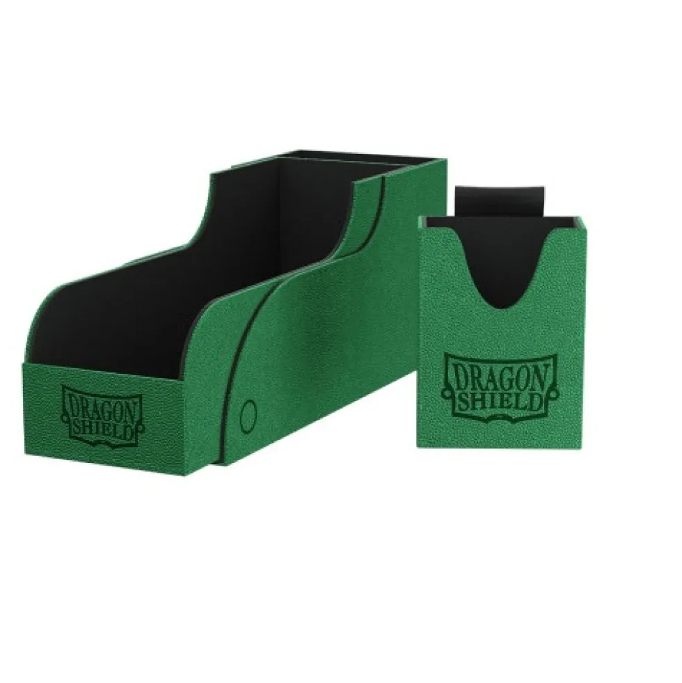 Pudełko Dragon Shield Nest+ 300 Deck Box Green/Black