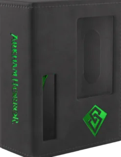 Pudełko na karty Gamegenic: Arkham Horror - Investigator Deck Tome - Rogue (Black-Green)