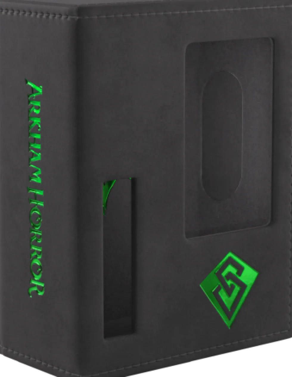 Pudełko na karty Gamegenic: Arkham Horror - Investigator Deck Tome - Rogue (Black-Green)