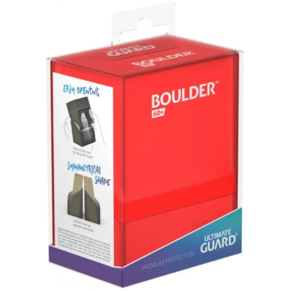 Pudełko na karty Ultimate Guard Boulder Deck Case 60+ Ruby