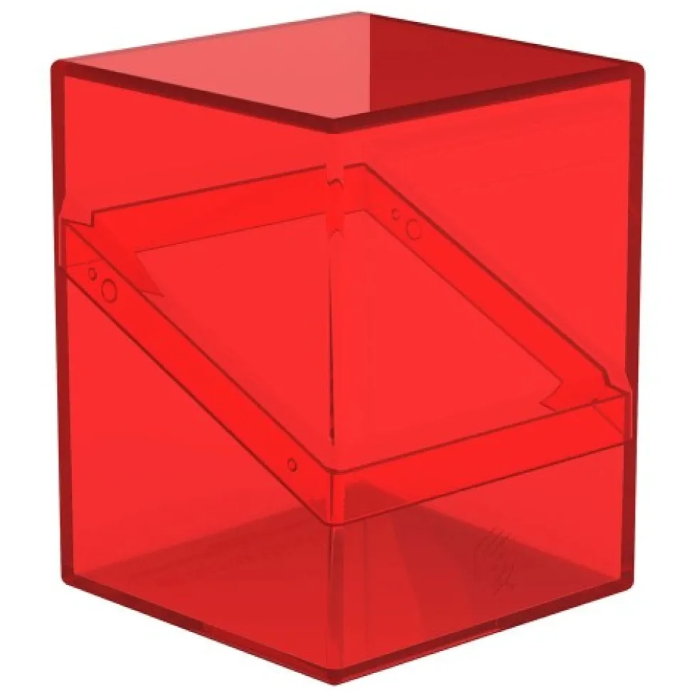 Pudełko na karty Ultimate Guard Boulder Deck Case 100+ Clear - Ruby